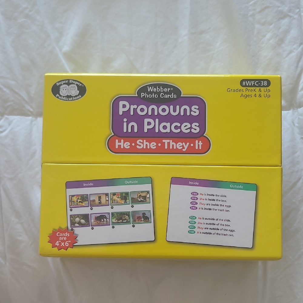 Pronouns in Places Flash Cards